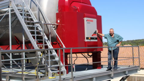 Gilles Matéo est le responsable commercial des vignobles du Sud-Ouest et de l'Occitanie pour Bucher Vaslin