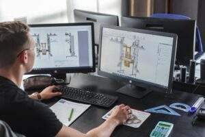 Le bureau d'études de l'entreprise réalise des outils sur-mesure (crédit photo: Terral)